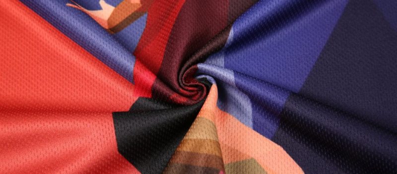 Ultra mesh fabric, sublimated fabric 150 gsm, 100% polyester Ultra mesh fabric, sublimated fabric 150 gsm, 100% polyester