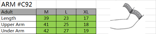 SIZE CHART ACCESSORIES