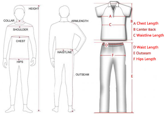 custom apparel sportswear size chart custom apparel sportswear size chart