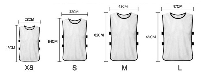 SIZE CHART ACCESSORIES