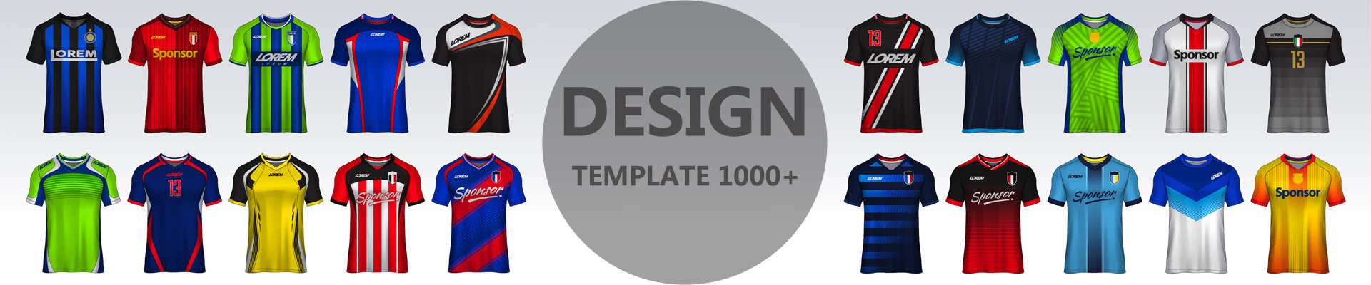 uniform jersey design template