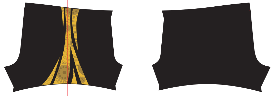 ABORIGINAL RUGBY SHORTS-S2310 LAYOUTS
