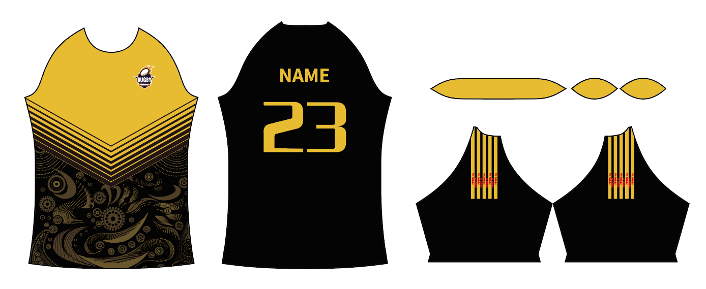 ABORIGINAL RUGBY TOP – S2301 LAYOUTS